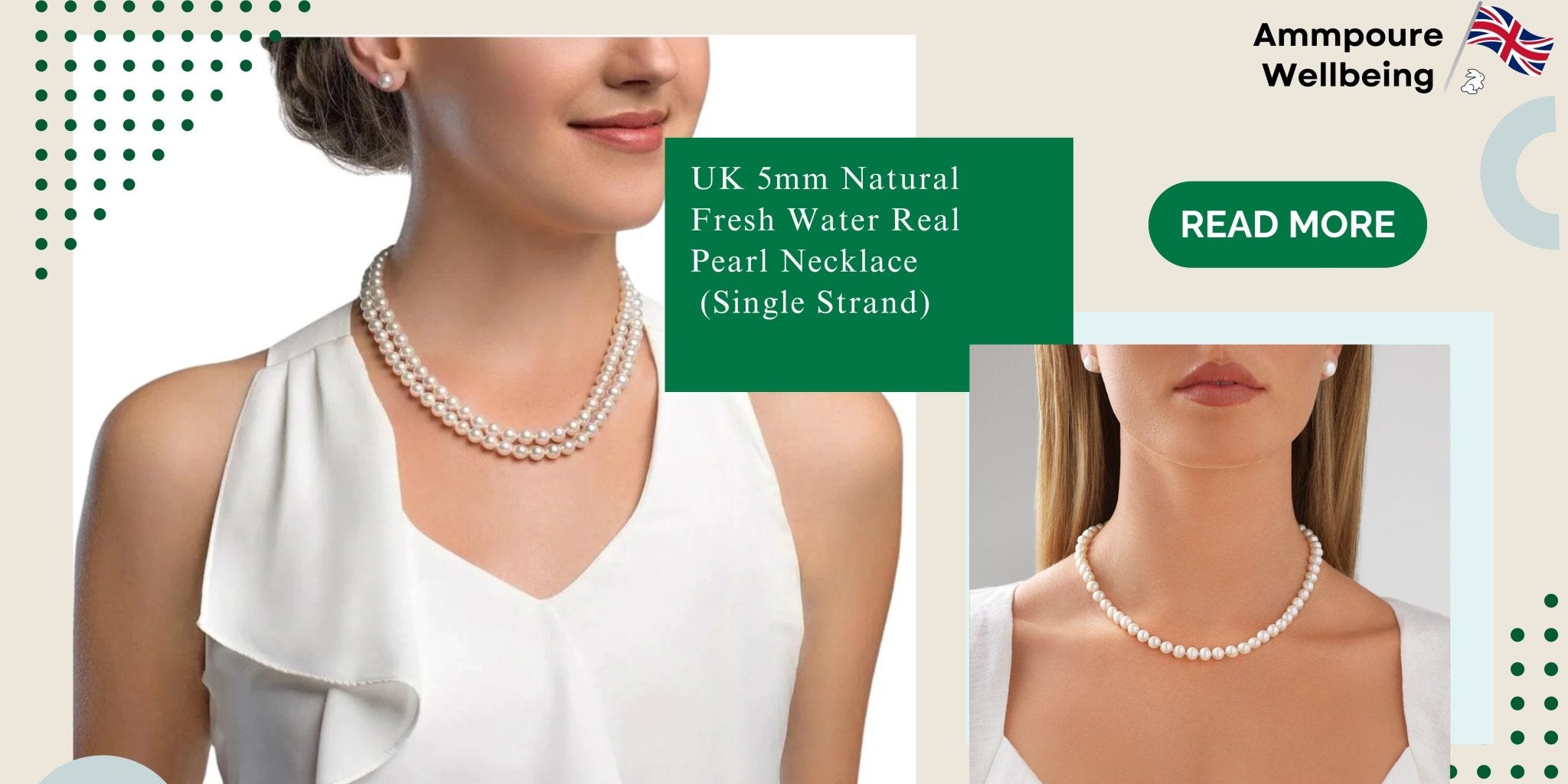 Discover Elegance: The 5mm Natural Fresh Water Pearl Necklaces - Ammpoure Wellbeing