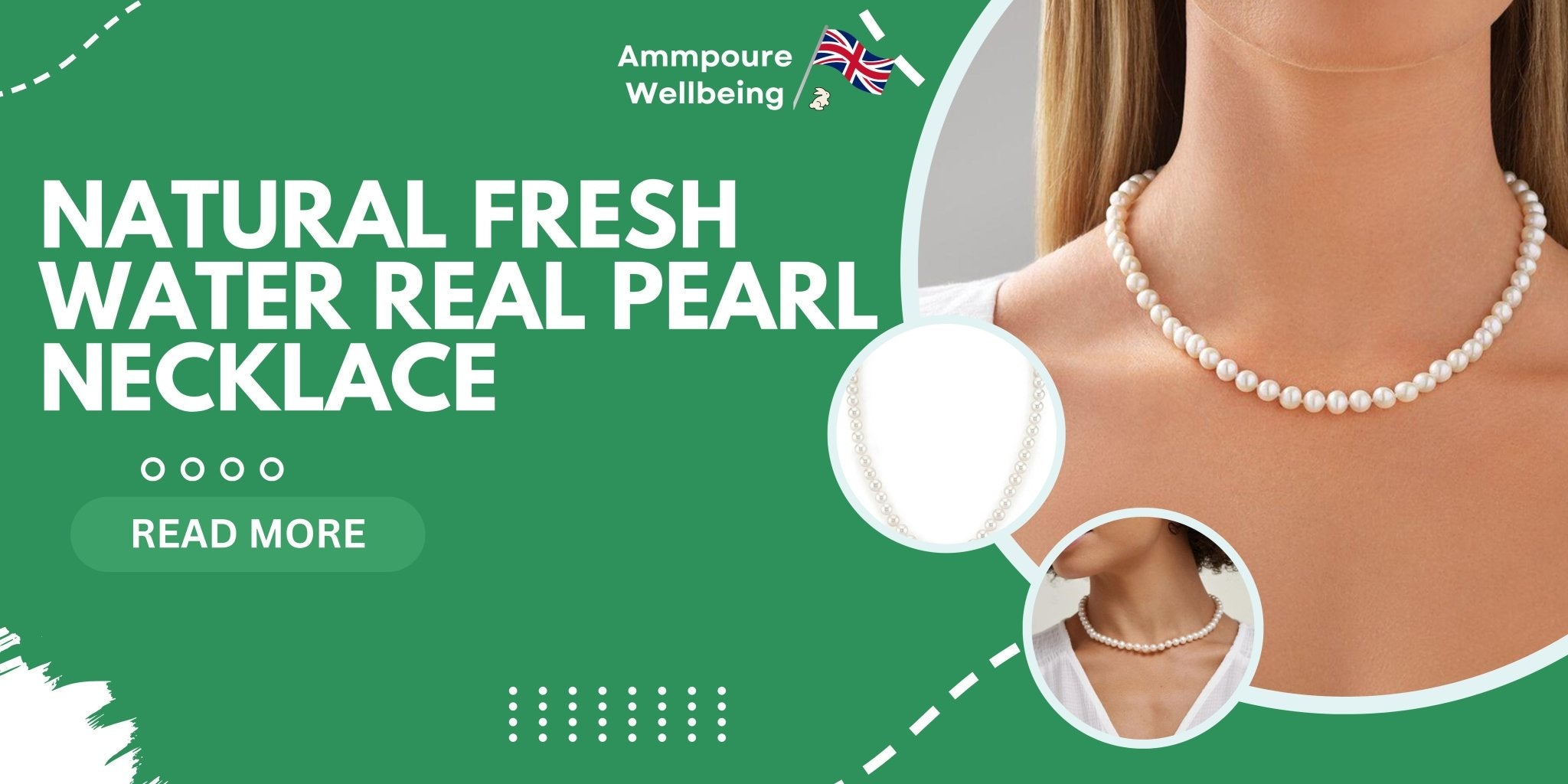 Discover the Beauty of Natural Freshwater Real Pearl Necklaces - Ammpoure Wellbeing