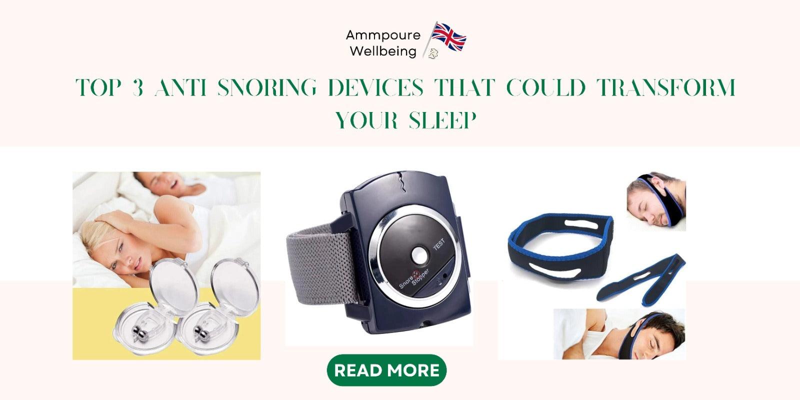 Top 3 Anti Snoring Devices That Could Transform Your Sleep - Ammpoure Wellbeing