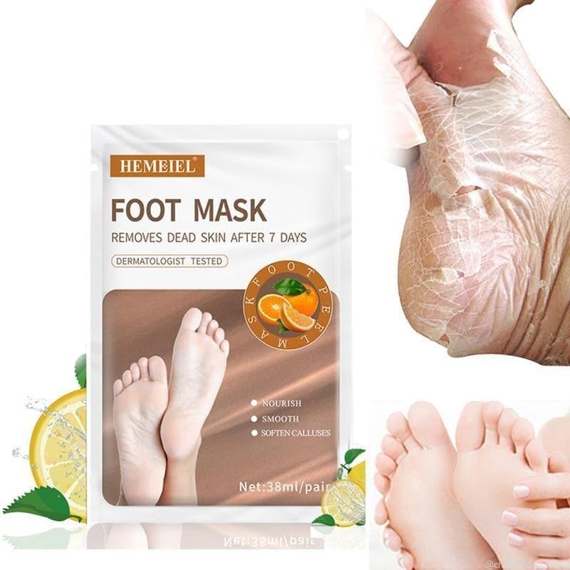 1 Pair Feet Mask Peel Moisturizing Mask, Vitamin C - Ammpoure Wellbeing