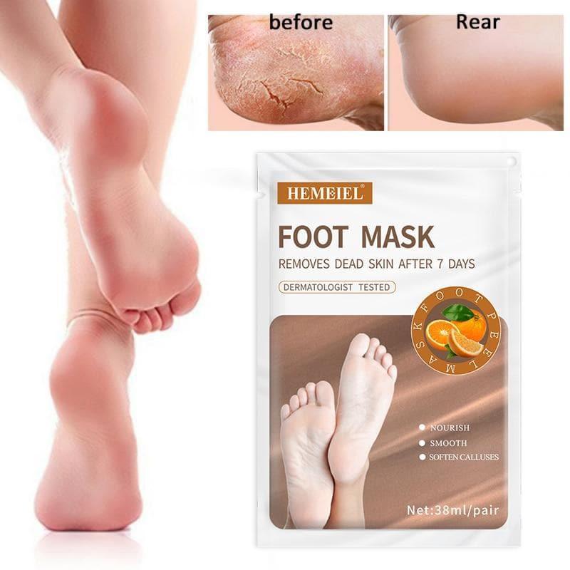 1 Pair Feet Mask Peel Moisturizing Mask, Vitamin C - Ammpoure Wellbeing