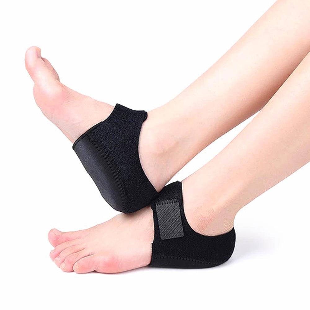 1 Pair Gel Heel Pad for Heel Pain Plantar Fasciitis, Heel Cups for Men & Women, Heel Support for Foot Pain,Spur,Cracked,Tendinitis - Ammpoure Wellbeing