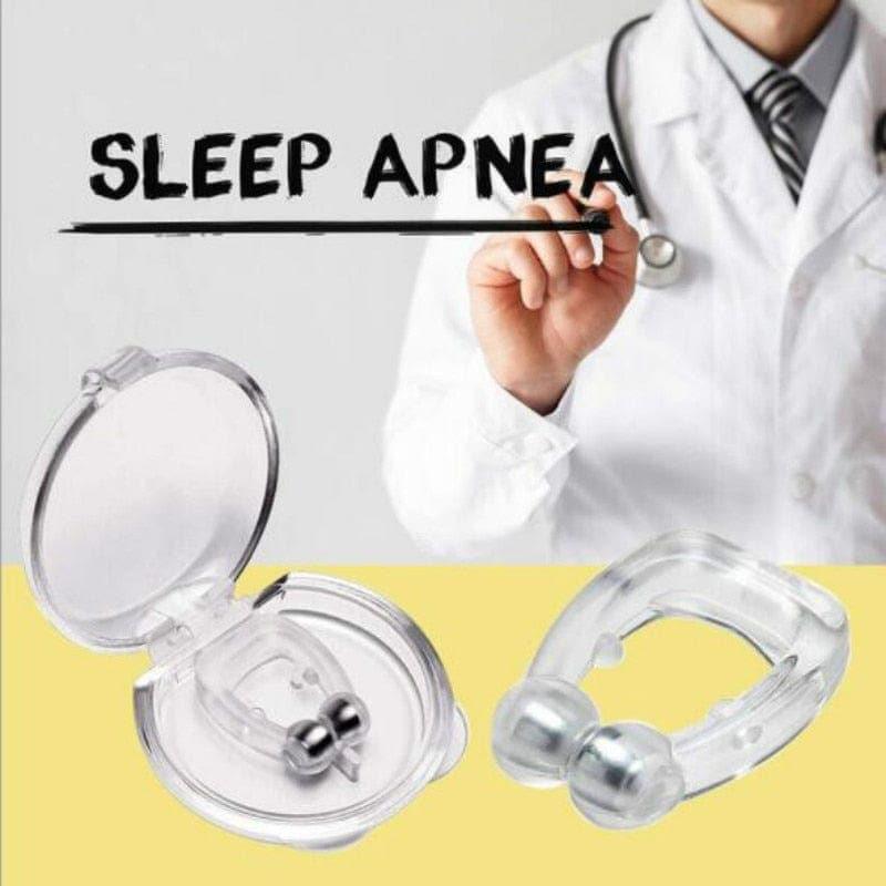 1 PC Silicone Nose Clip Magnetic Anti Snore Stopper Snoring Silent Sleep Aid Device Guard Night Anti Snoring Device Health Care - Ammpoure Wellbeing