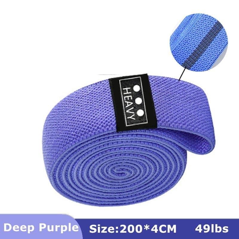 105lb Long Resistance Loop Band Set Unisex Fitness Yoga Elastic Bands Hip Circle Thigh Squat Band Workout Gym Equipment for Home - Ammpoure Wellbeing
