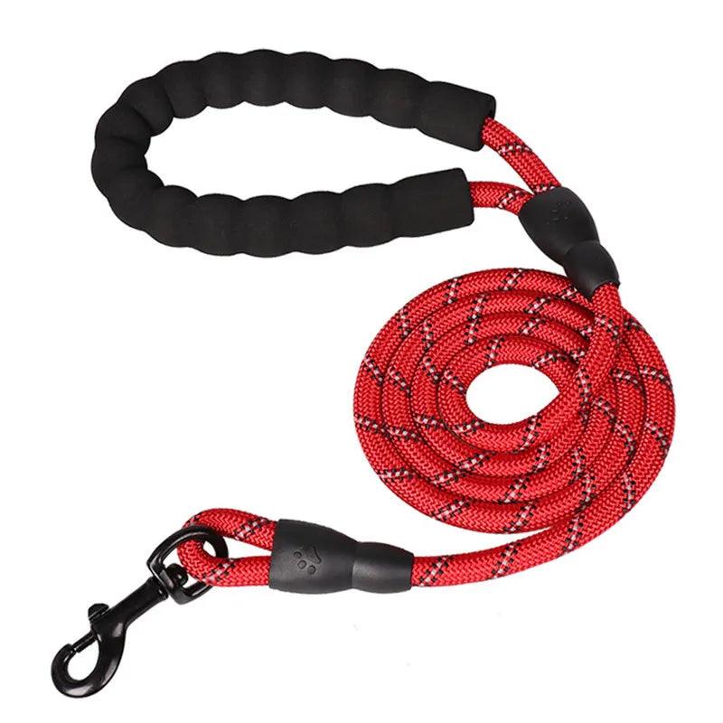 150/200/300cm Strong Dog Leash Reflective Pet Leashes Long Lanyard Walking Traction Rope for Puppy Small Medium Large Big Dogs - Ammpoure Wellbeing