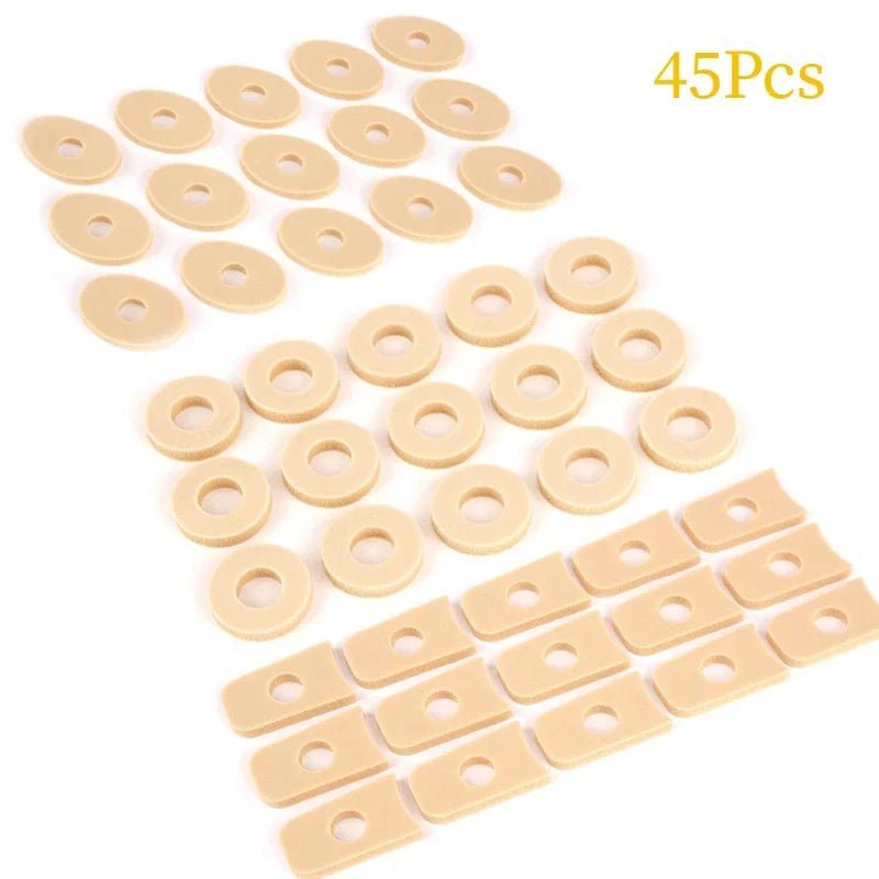 15/45PCS Sheet Callus Cushions Shoes Heel Pad Foam Round Toe Foot Corn Bunion Protectors Pads Medical Plaster Foot Corn Removal - Ammpoure Wellbeing