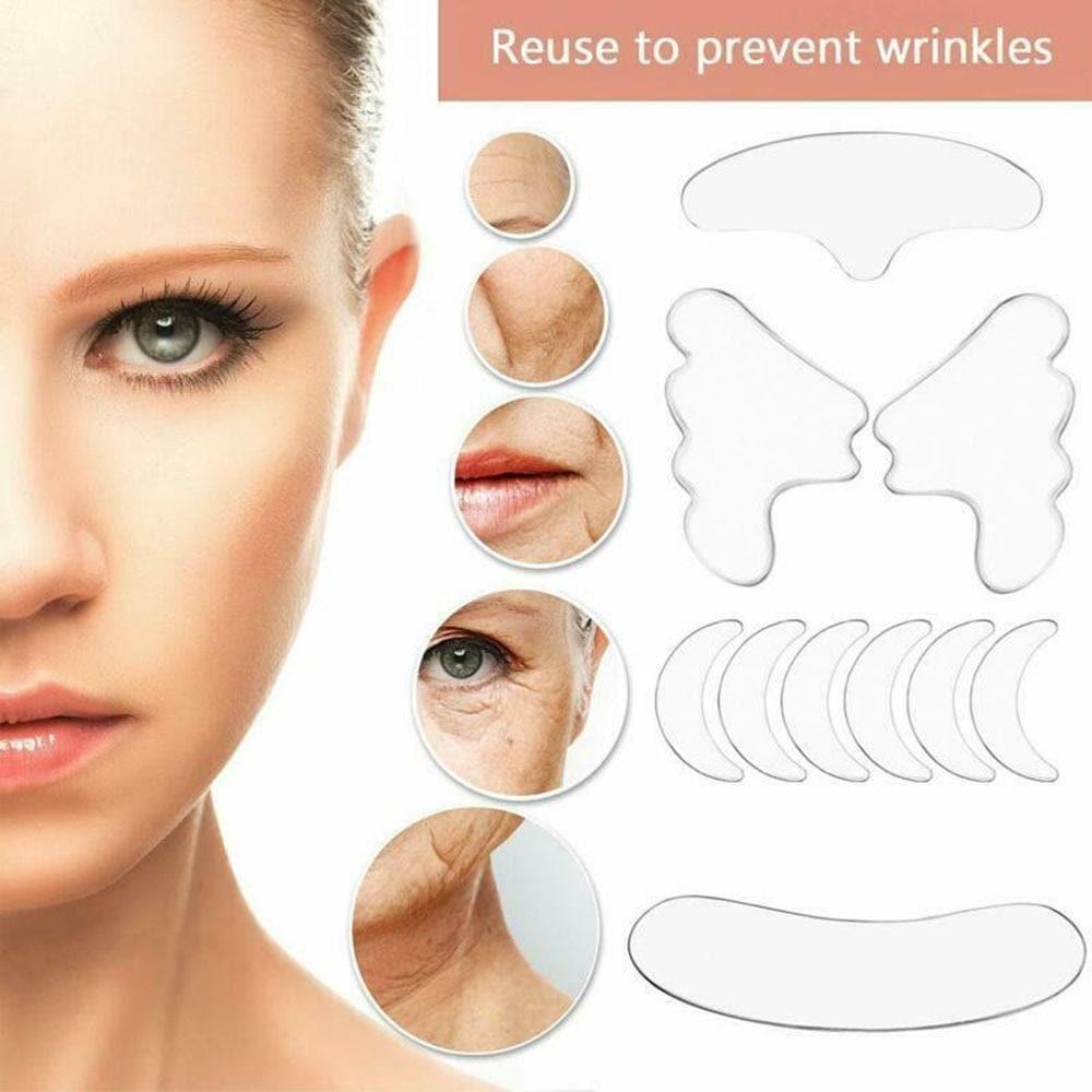 16 pieces reusable silicone anti wrinkle patches for women and men UK - Ammpoure Wellbeing