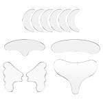 18 pieces Reusable Silicone Anti Wrinkle Patches for Women and Men for Face, Forehead, Under Eye - Ammpoure Wellbeing