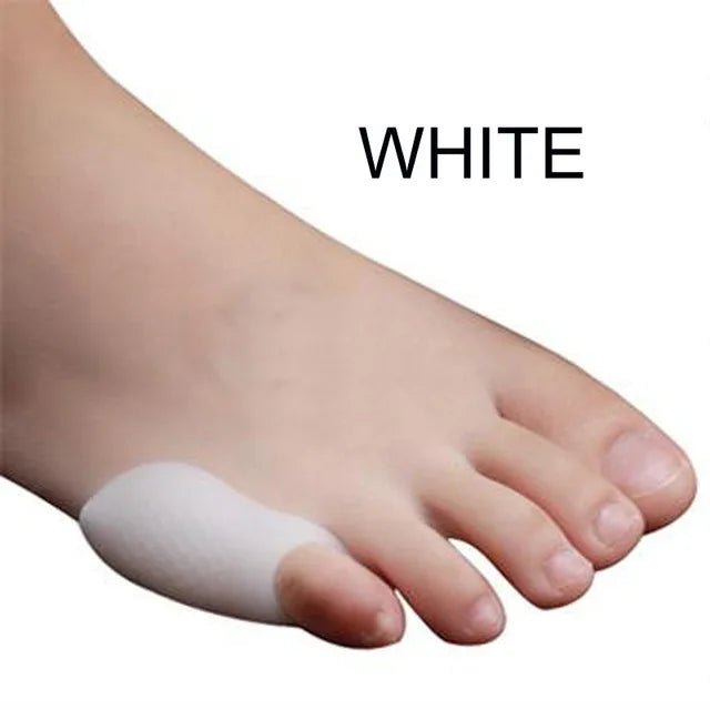 1pair Hallux Valgus Silicone Corrector Gel Foot Care Toe Separator Little Finger Protector Bunion Straightener Pedicure - Ammpoure Wellbeing