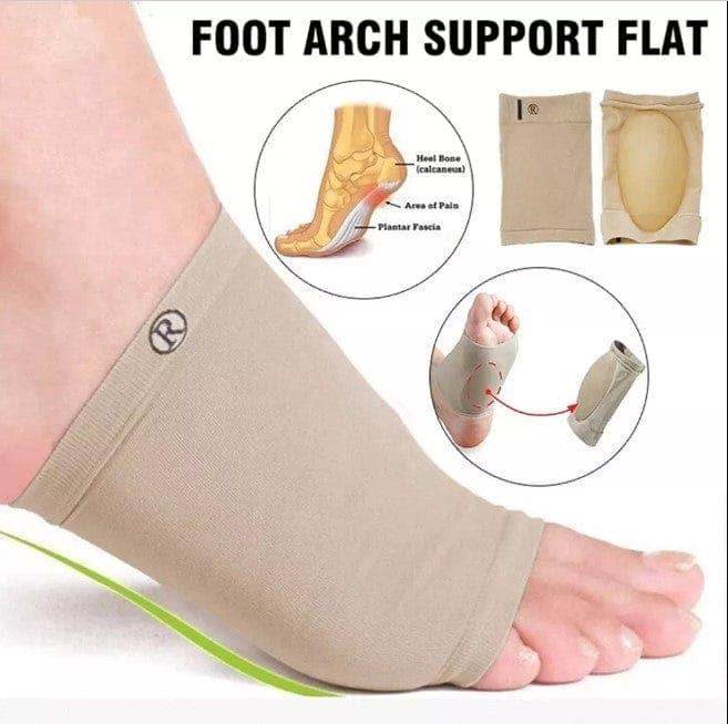 1Pair Silicone Gel Arches Foot Orthotic Insoles UK Arch Support Foot Insole Brace Flat Feet Insoles Relieve Pain Foot Care Unisex - Ammpoure Wellbeing