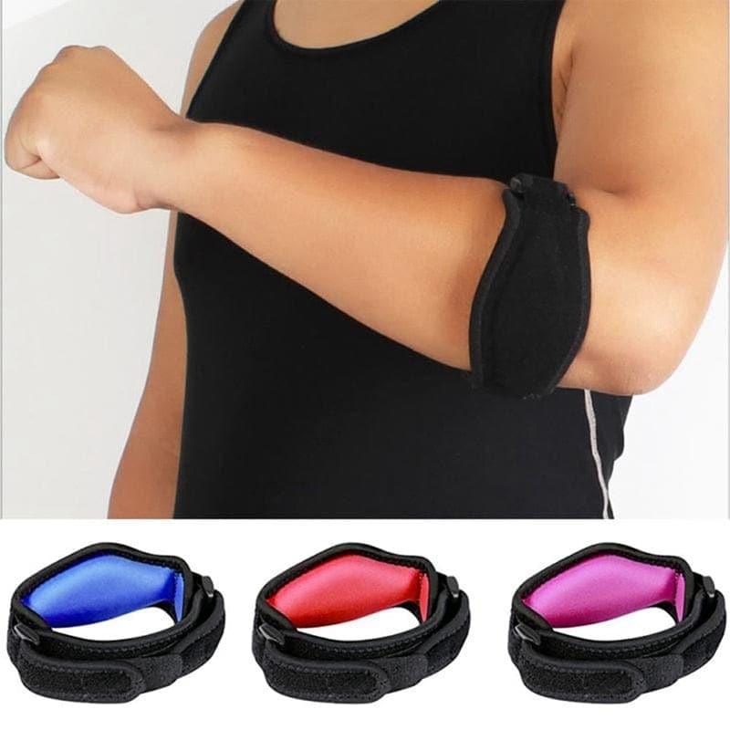 1pc Adjustable Elbow Support Basketball Tennis Golf Elbow Support Strap Elbow Pads Lateral Pain Syndrome Epicondylitis Braces - Ammpoure Wellbeing