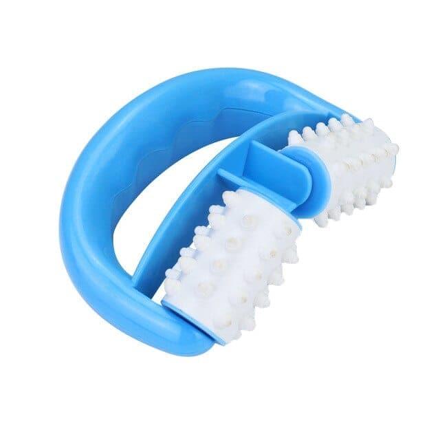 1pc Blue D Type Fat Control Roller Massager Cellulite Leg Abdomen Neck Buttocks Fast Anti Cellulite Face Lift Tools roller - Ammpoure Wellbeing