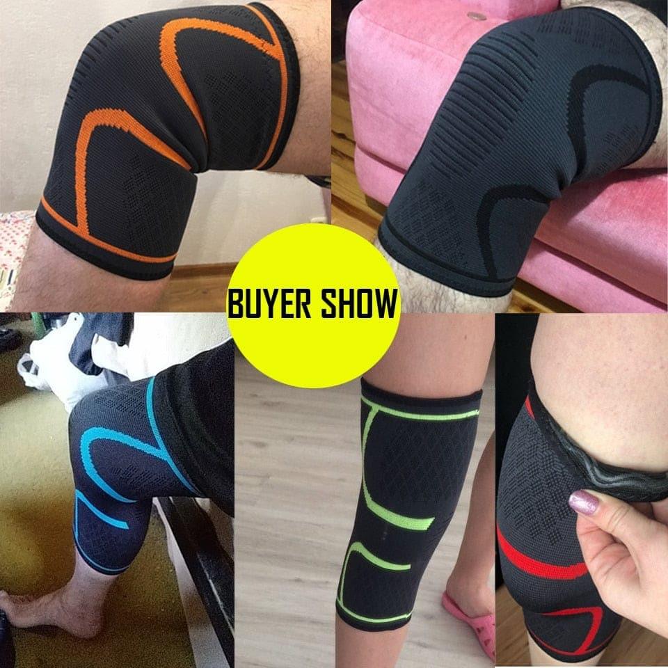 1PC Fitness Running Cycling Knee Support Braces Elastic Nylon Sport Compression Knee Pad Sleeve for Basketball Volleyball - Ammpoure Wellbeing