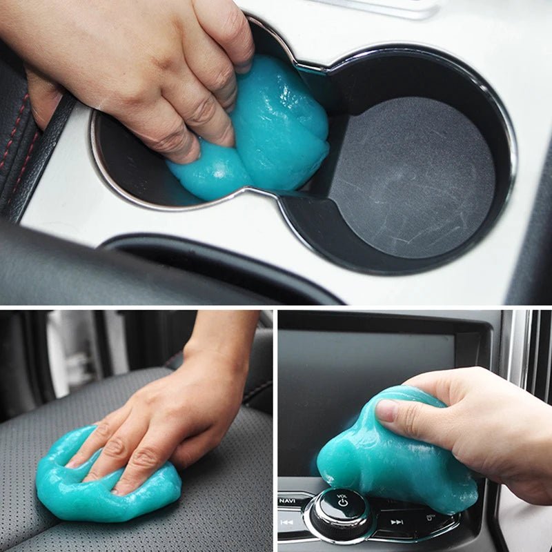 1Pc High Efficiency Dust Remove Gel Car Interior Clean Magic Mud Universal Household Keyboard Desk Cleaning Tool Car Accessories - Ammpoure Wellbeing