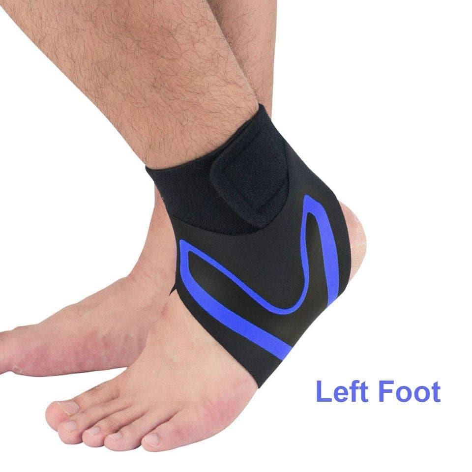1PC Right Left Foot Ankle Protector Sports Ankle Support Elastic Ankle Brace Guard Foot Support Sports Gear - Ammpoure Wellbeing