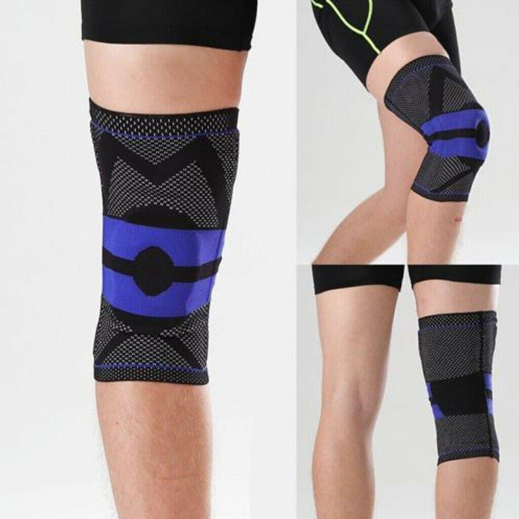 1PC Sports Knee Brace Support Nylon Sleeve Pad Compression Sport Pads Running Basket Knee Sleeve - Ammpoure Wellbeing