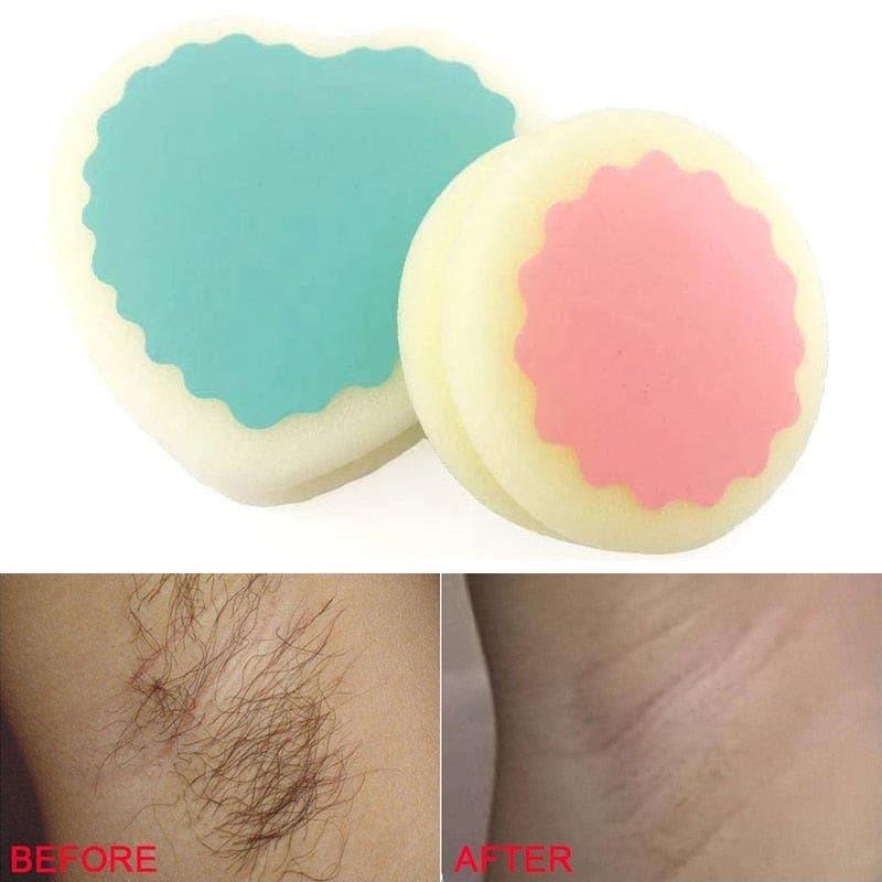 1pcs Soft Painless Hair Removal Sponge Hair Depilation Sponge Effective Body Leg Hand Hair Remove Pad Skin Care Beauty Tools - Ammpoure Wellbeing