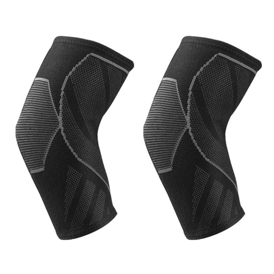 2 pieces Compression Elbow Support Brace for Men Women (Arm Sleeves) - Ammpoure Wellbeing