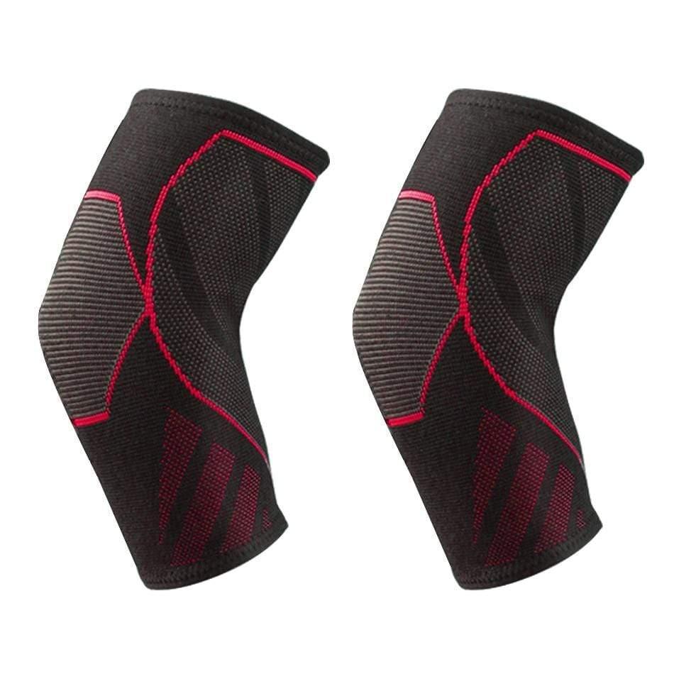 2 pieces Compression Elbow Support Brace for Men Women (Arm Sleeves) - Ammpoure Wellbeing