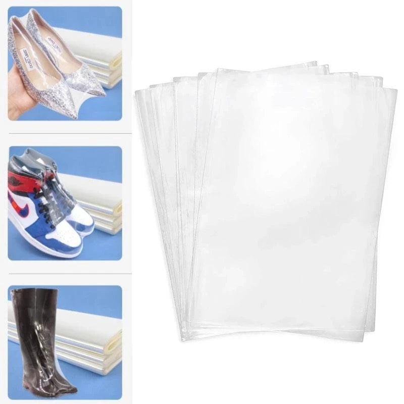 20/10Pcs PVC Heat Shrink Film Wrap Storage Bag Retail Seal Packing Bag Clear Plastic Polybag Gift Cosmetics Packaging Pouch - Ammpoure Wellbeing