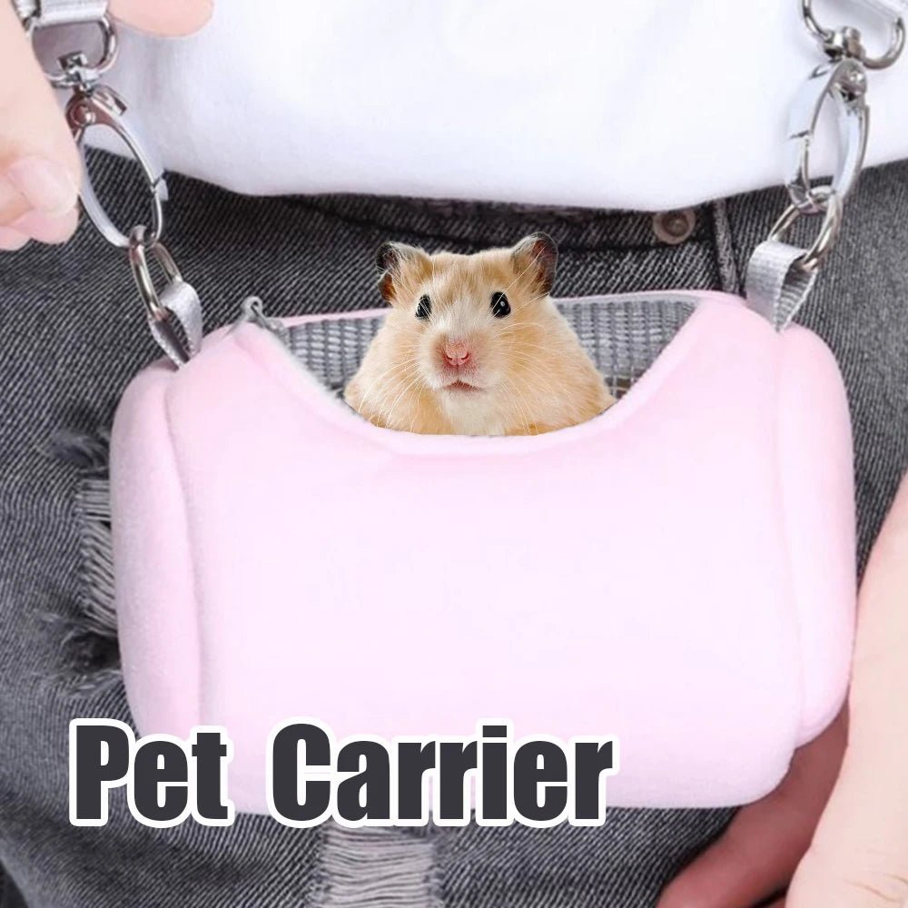 2023 Portable Rodent Cage Hamster Travel Bag Soft Sugar Glider Cage Pet Carrier For Bearded Dragon Ferret Guinea Pig Accessories - Ammpoure Wellbeing