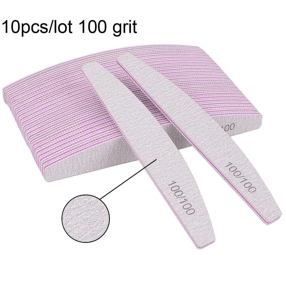 3/5 Pcs Professional Nail File Buffer For Manicure 100/180 - Ammpoure Wellbeing