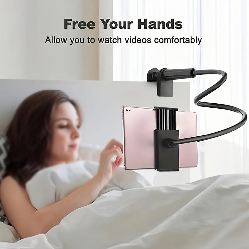 360° Rotating Tablet Phone Holder Spiral Base Lazy Stand Mobile Phone Tablet Bedside Stand Bed Lazy Stand - Ammpoure Wellbeing