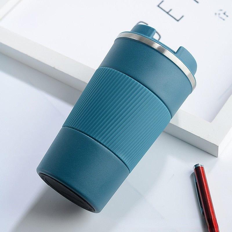 380ml/510ml Double Stainless Steel 304 Coffee Thermos Mug with Non - slip Case Car Vacuum Flask Travel Insulated Bottle - Ammpoure Wellbeing