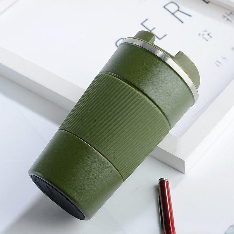 380ml/510ml Double Stainless Steel 304 Coffee Thermos Mug with Non - slip Case Car Vacuum Flask Travel Insulated Bottle - Ammpoure Wellbeing