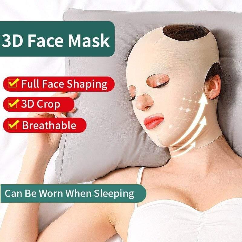 3D Reusable Breathable Anti Wrinkle Sleep Mask UK - Slimming Bandage, V Face Shaper - Ammpoure Wellbeing