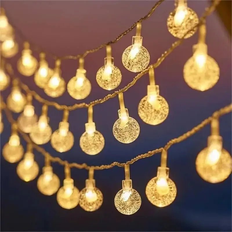 3M 2024 Christmas Decoration for Home Christmas Lights Snowflake String Lights Fairy LED Lamp New Year 2025 Tree Garden Noel 6 - Ammpoure Wellbeing