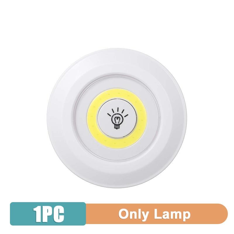 3W Super Bright Cob Under Cabinet Light LED Wireless Remote Control Dimmable Wardrobe Night Lamp Home Bedroom Kitchen Nightlight - Ammpoure Wellbeing