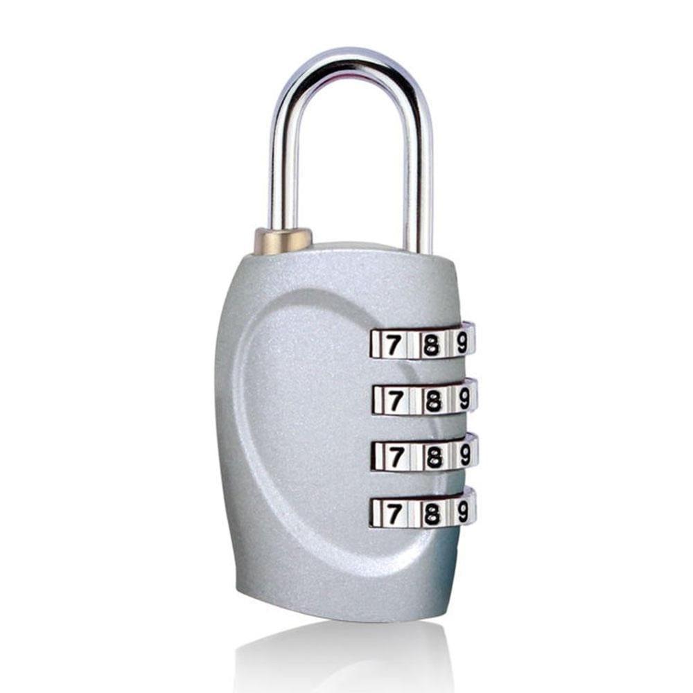 4 Dial Digit Password Lock Combination Suitcase Luggage Metal Code Password Locks Padlock Travel Safe Anti - Theft - Ammpoure Wellbeing