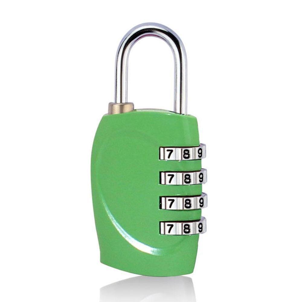 4 Dial Digit Password Lock Combination Suitcase Luggage Metal Code Password Locks Padlock Travel Safe Anti - Theft - Ammpoure Wellbeing