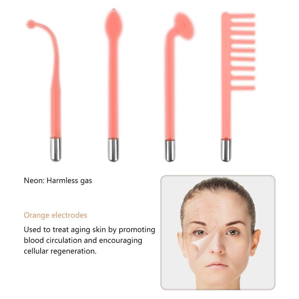 4 in 1 High Frequency Acne Spot Remover with Neon Electrotherapy - Ammpoure Wellbeing