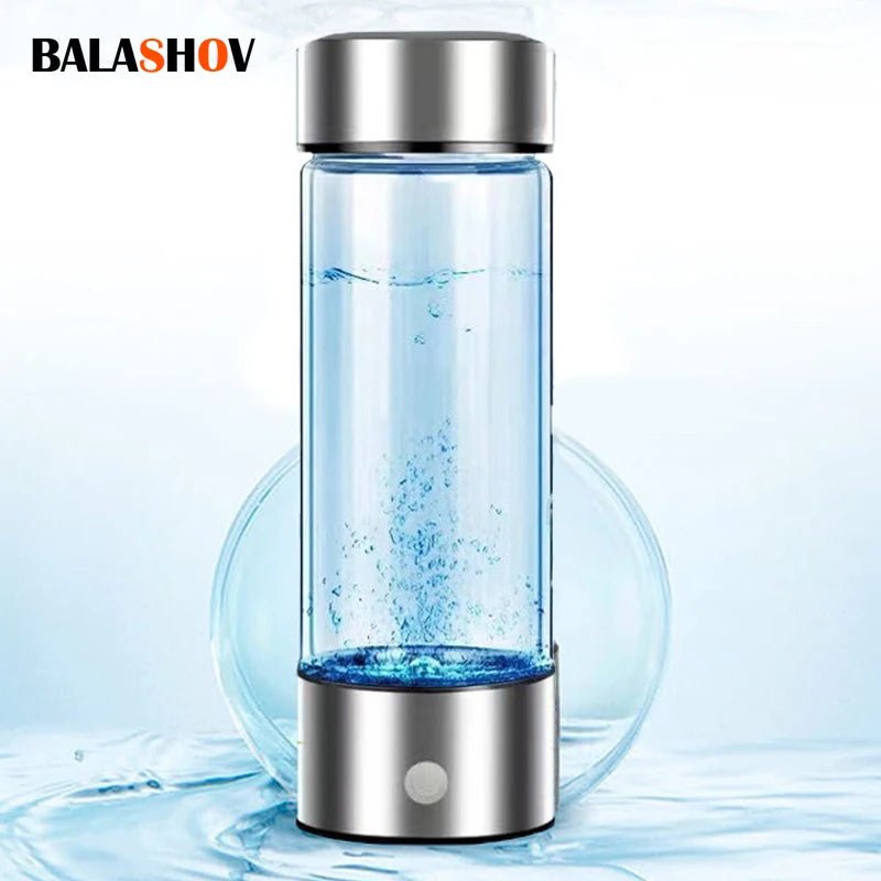 420ml Hydrogen - Rich Water Cup Electric Hydrogen Rich Water Generator Bottle Titanium Quality Filter Portable Antioxidant Lonizer - Ammpoure Wellbeing