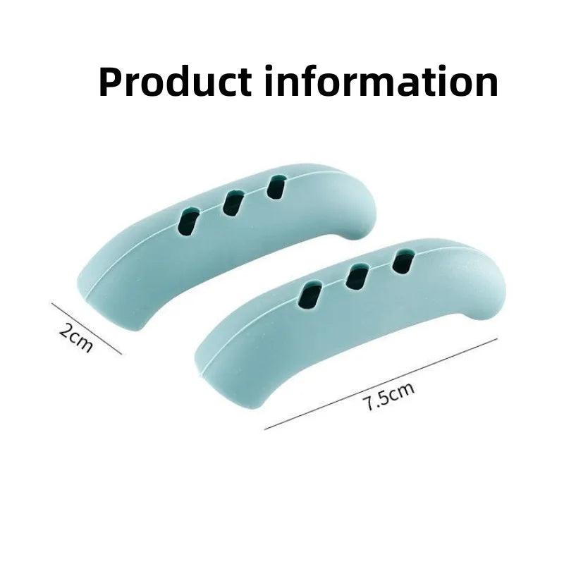 4/6Pcs Silicone Pan Handle Cover Heat Insulation Covers Pot Ear Clip Non - slip Steamer Casserole Pan Handle Kitchen Tool - Ammpoure Wellbeing