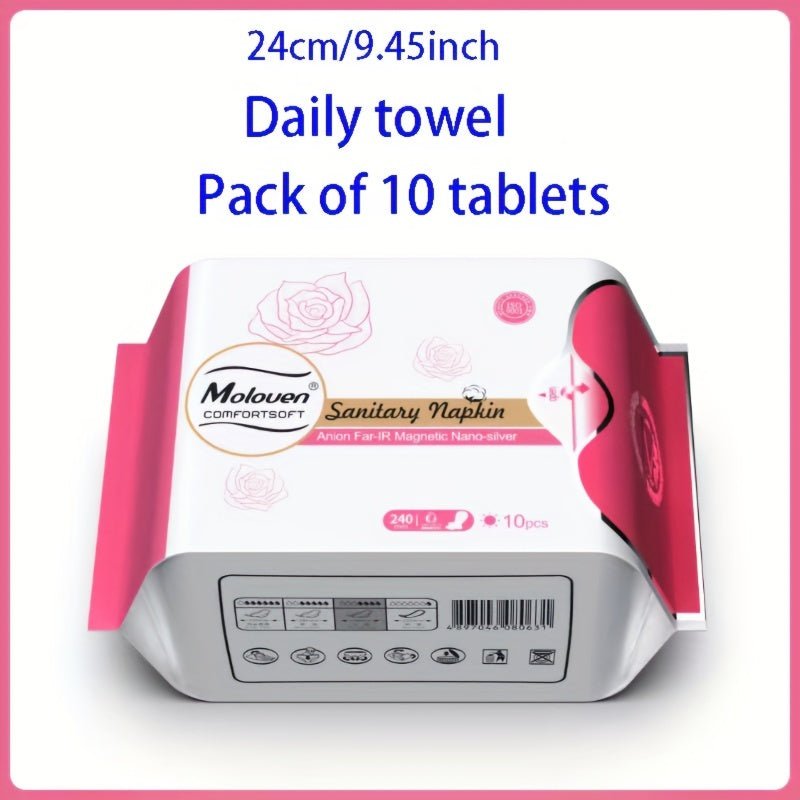 4/8/10/20pcs Feminine Pad, Pad For Women, Household & Outdoor Travel Sanitary Napkins, Reliable Protection And Absorbency Of Feminine Moisture, Anti - Leaks, Female Periods Supplies - Ammpoure Wellbeing