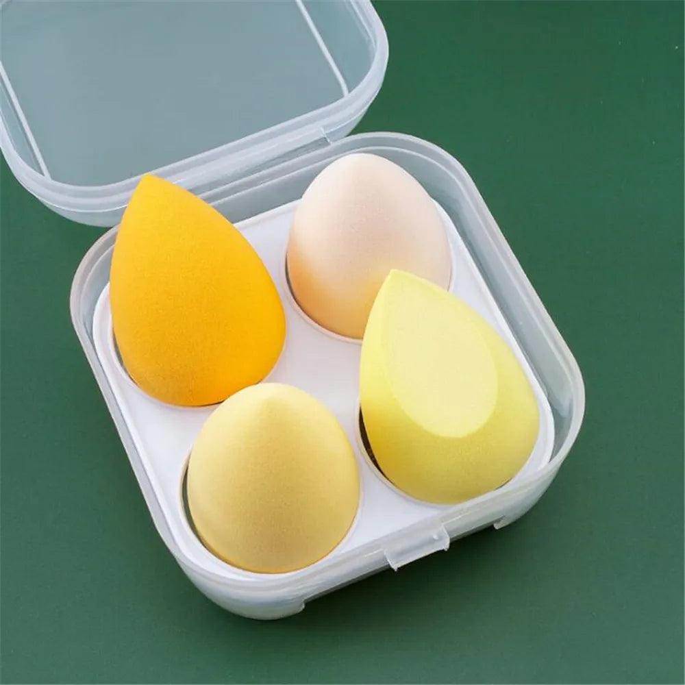 4/8pcs Makeup Sponge Blender Beauty Egg Cosmetic Puff Soft Foundation Sponges Powder Puff Women Make Up Accessories Beauty Tools - Ammpoure Wellbeing