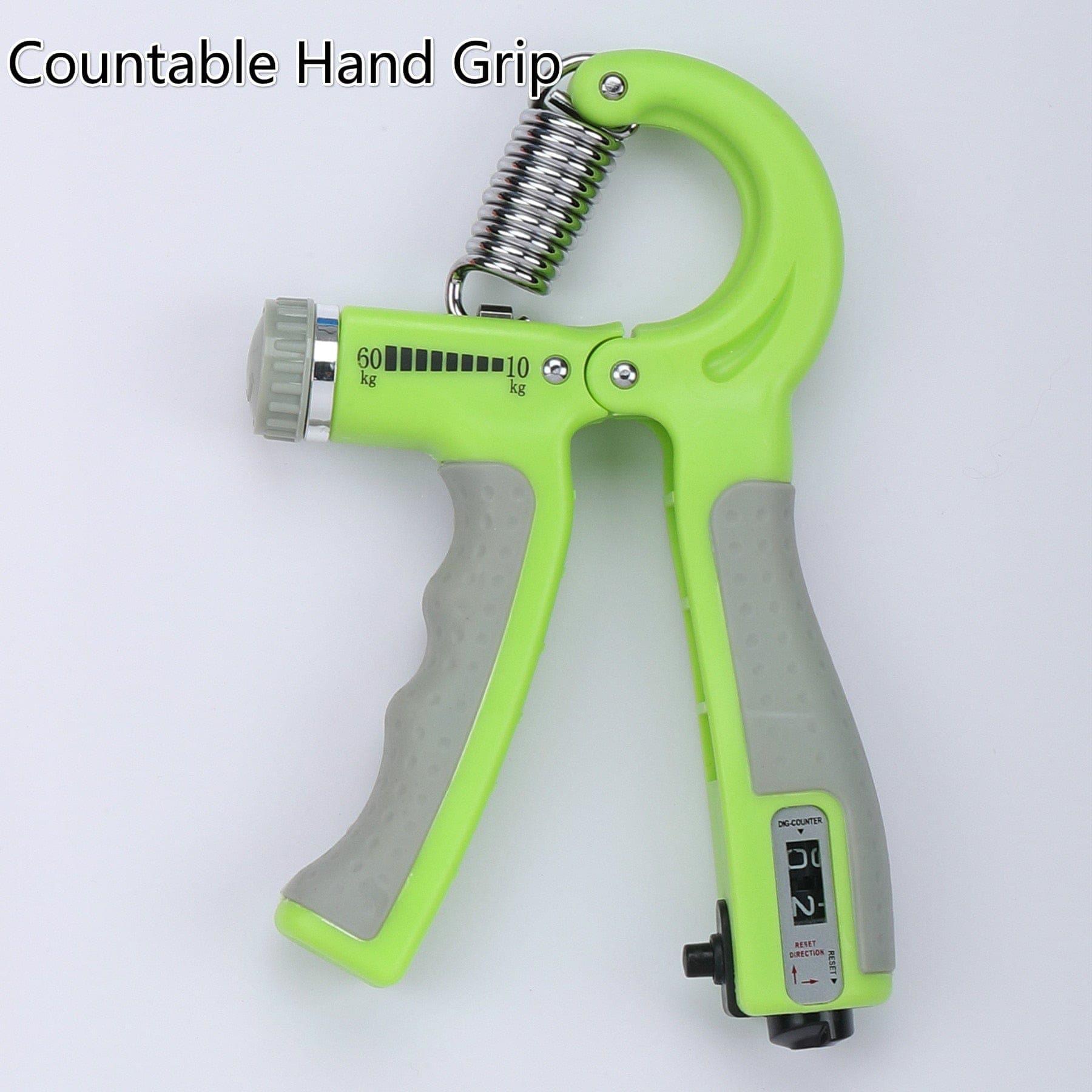 5 - 60Kg Adjustable Heavy Gripper Fitness Hand Exerciser Grip FatGrip Wrist Increase Strength Spring Finger Pinch Carpal Expander - Ammpoure Wellbeing