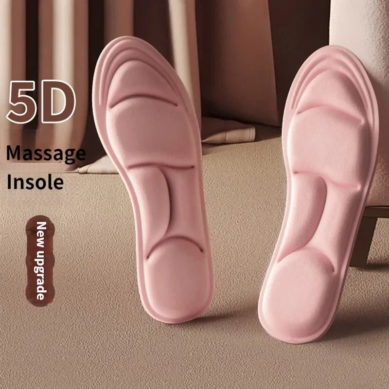 5D Sport Insoles for Shoes Women Men Memory Foam Deodorant Breathable Cushion Running Insoles for Feet Care Orthopedic Insole - Ammpoure Wellbeing