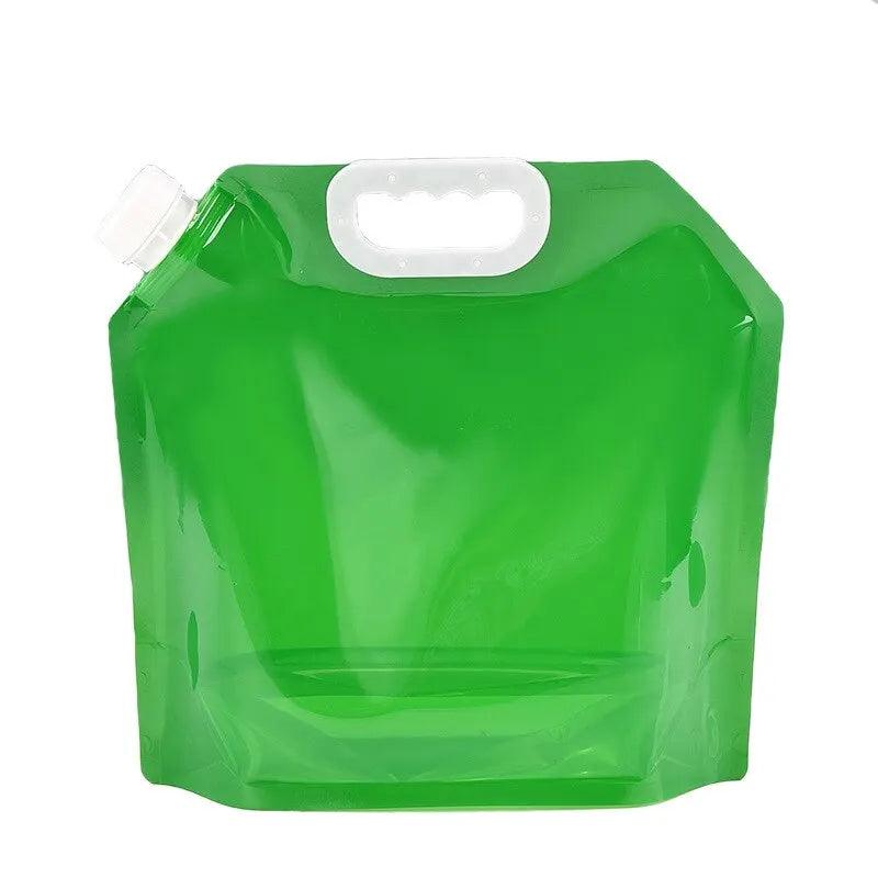 5L Water Bag Folding Portable Sports Storage Container Jug Bottle For Outdoor Travel Camping with Handle Folding Water Bag - Ammpoure Wellbeing