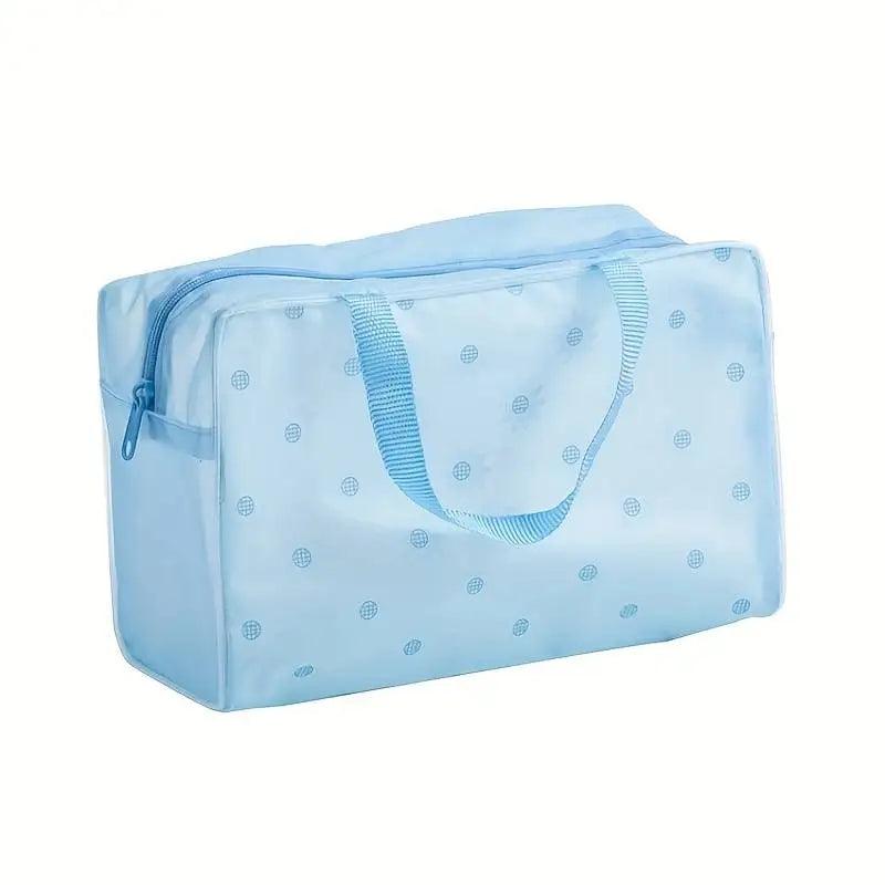 5pcs Transparent Toiletry Packaging Travel Cosmetic Bag Waterproof Travel BagToiletry Bag Portable Travel Business BeachBag - Ammpoure Wellbeing