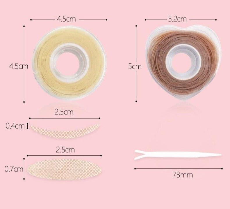 600Pcs/box Big Eyelid Tape Double Fold Self Adhesive Sticker - Ammpoure Wellbeing