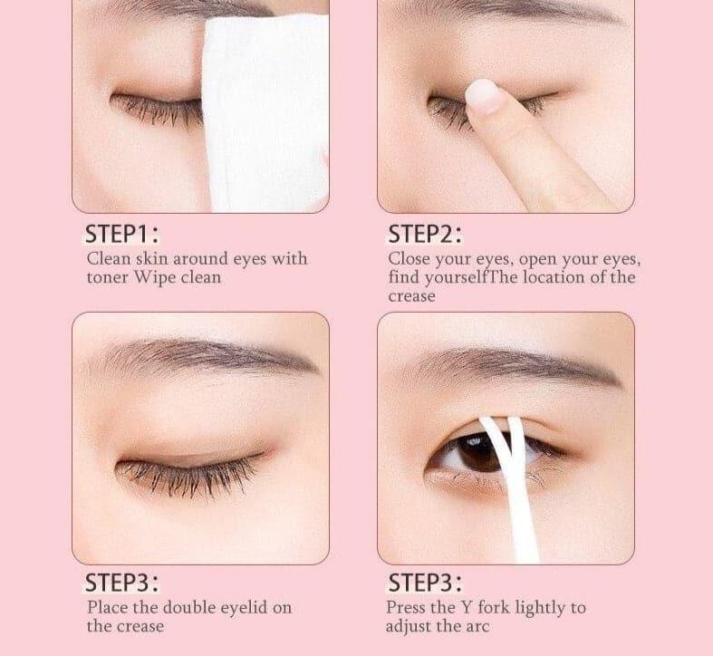 600Pcs/box Big Eyelid Tape Double Fold Self Adhesive Sticker - Ammpoure Wellbeing