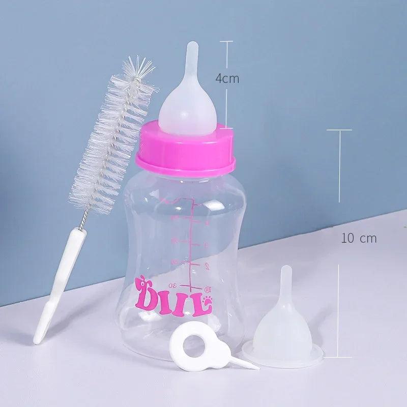 60/150ml Pet Feeder for Small Dogs Cats Newborn Puppy Dog Kitten Cat Milk Water Bottle Dog Feeding Accessories mascotas Products - Ammpoure Wellbeing