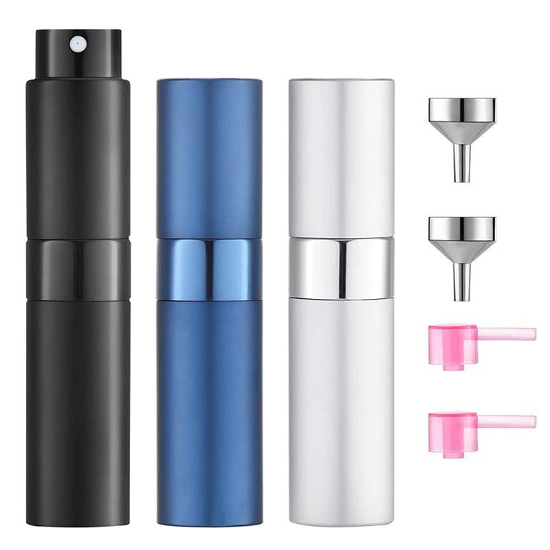 7Pcs/set 8ML Atomizer Perfume Spray Bottle for Travel Empty Cologne Dispenser, Portable Sprayer Mini Perfume Atomizer for Travel - Ammpoure Wellbeing