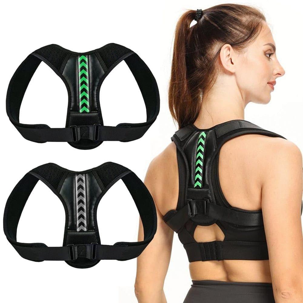 Adjustable Back Shoulder Posture Corrector Belt UK - Clavicle, Spine, Neck, Upper body Support - Ammpoure Wellbeing