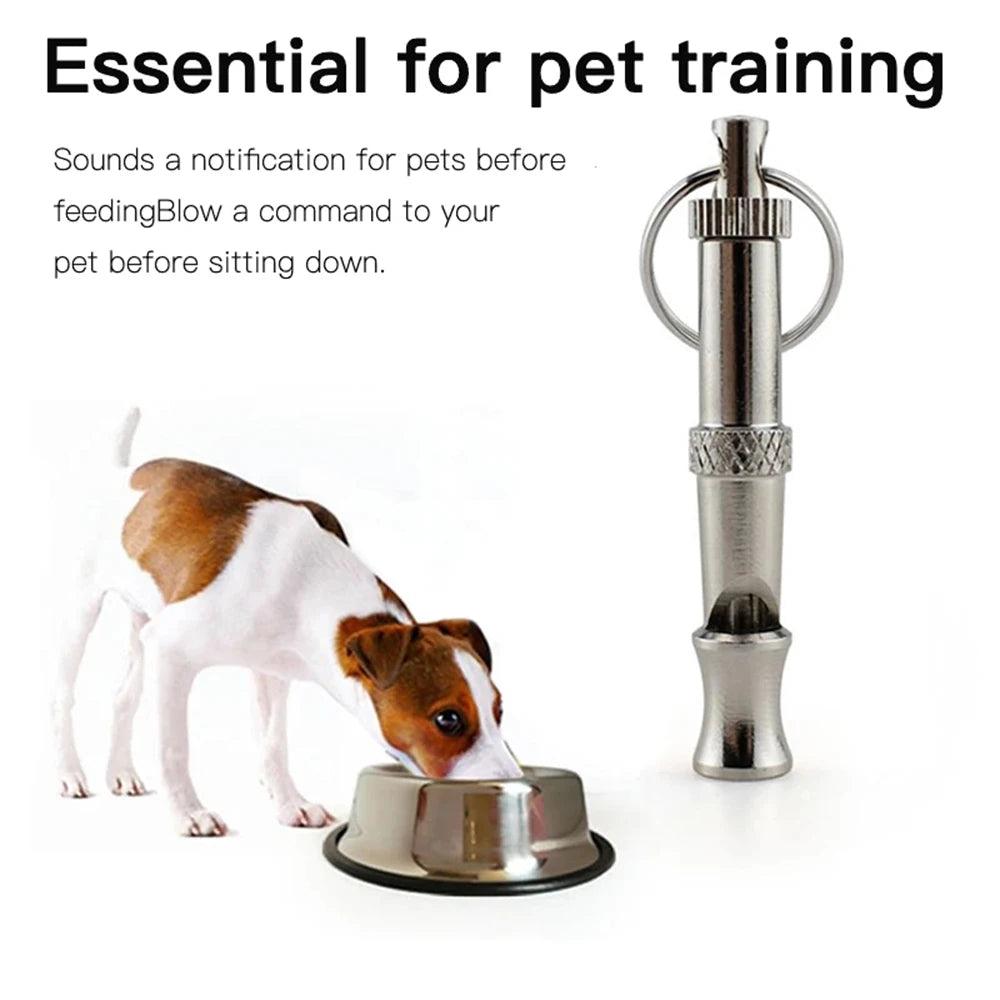 Adjustable Dog Whistle Pet Dog Training Obedience Whistle Sound Repeller Stop Barking Control for Dog Training Deterrent Whistle - Ammpoure Wellbeing