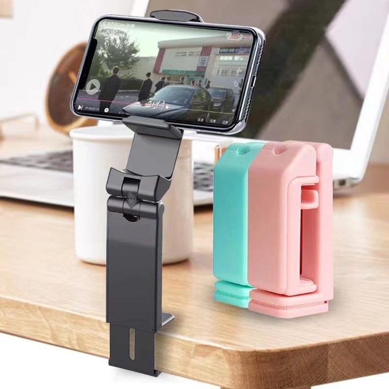 Airplane Phone Holder Portable Travel Stand Desk Flight Foldable Adjustable Rotatable Selfie Holding Train Seat Stand Support - Ammpoure Wellbeing